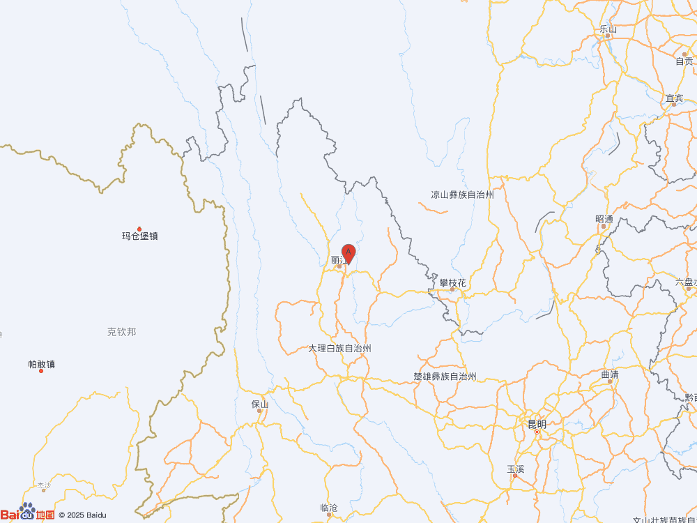 灵山县云南丽江市古城区发生3级地震