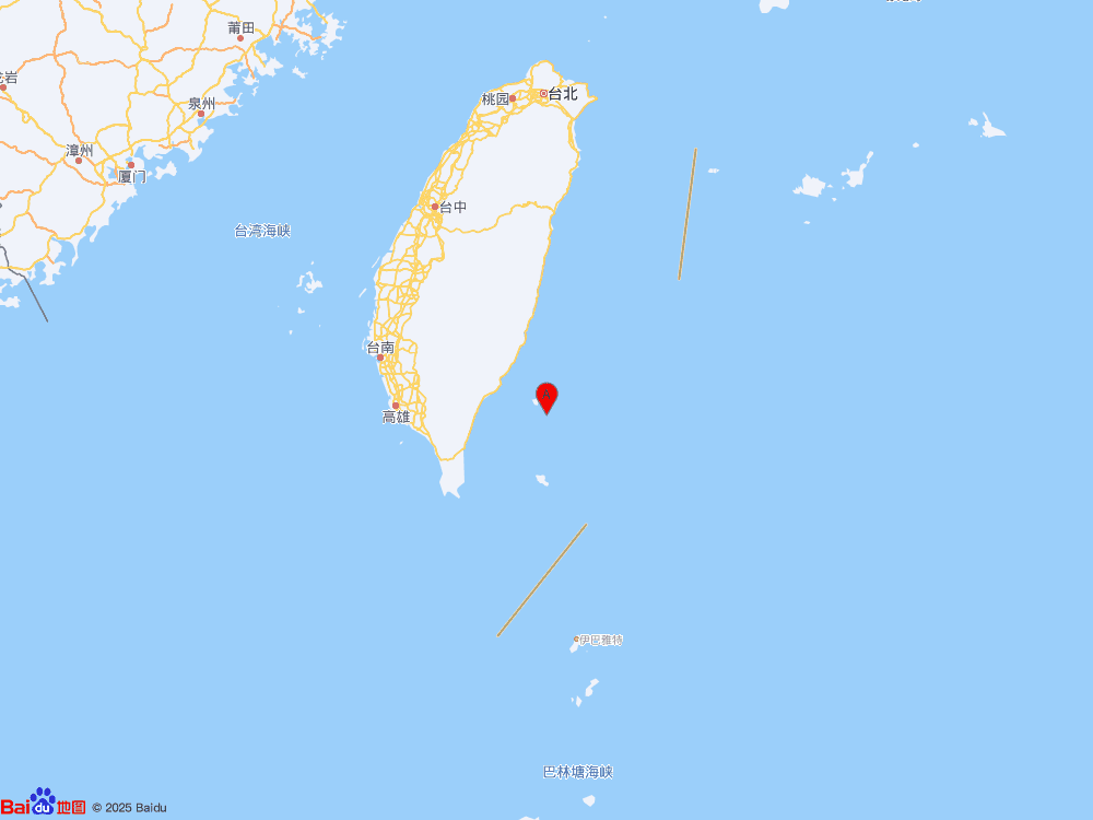台湾台东县海域发生4.1级地震
