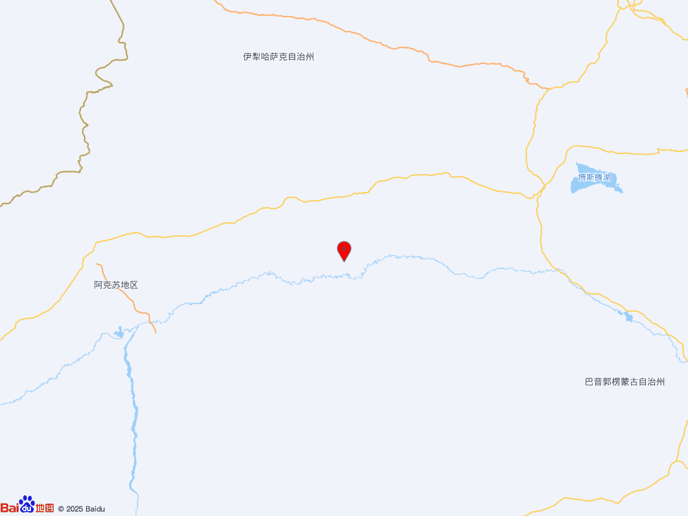 新疆阿克苏地区库车市（北纬41.18度，东经83.71度）发生3.6级地震