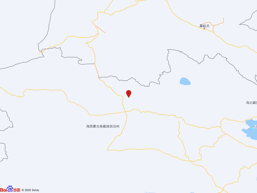 青海海西州直辖区（北纬37.88度，东经95.58度）发生3.1级地震