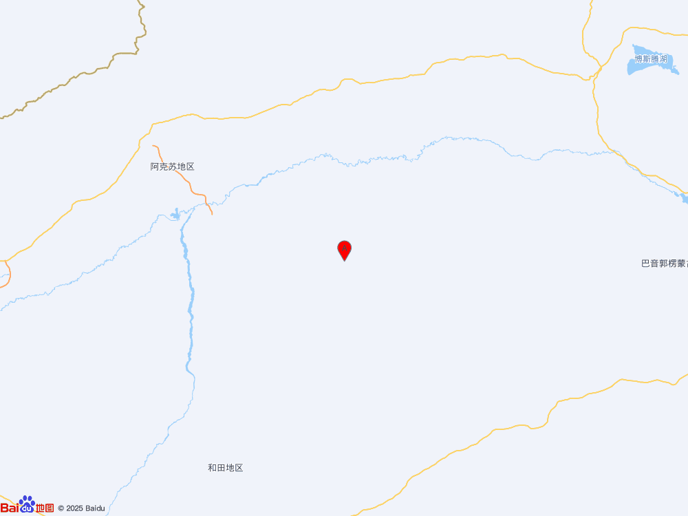 新疆阿克苏地区沙雅县发生3.3级地震