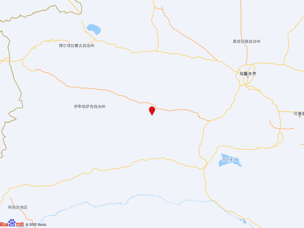 新疆巴音郭楞州和静县发生3.2级地震